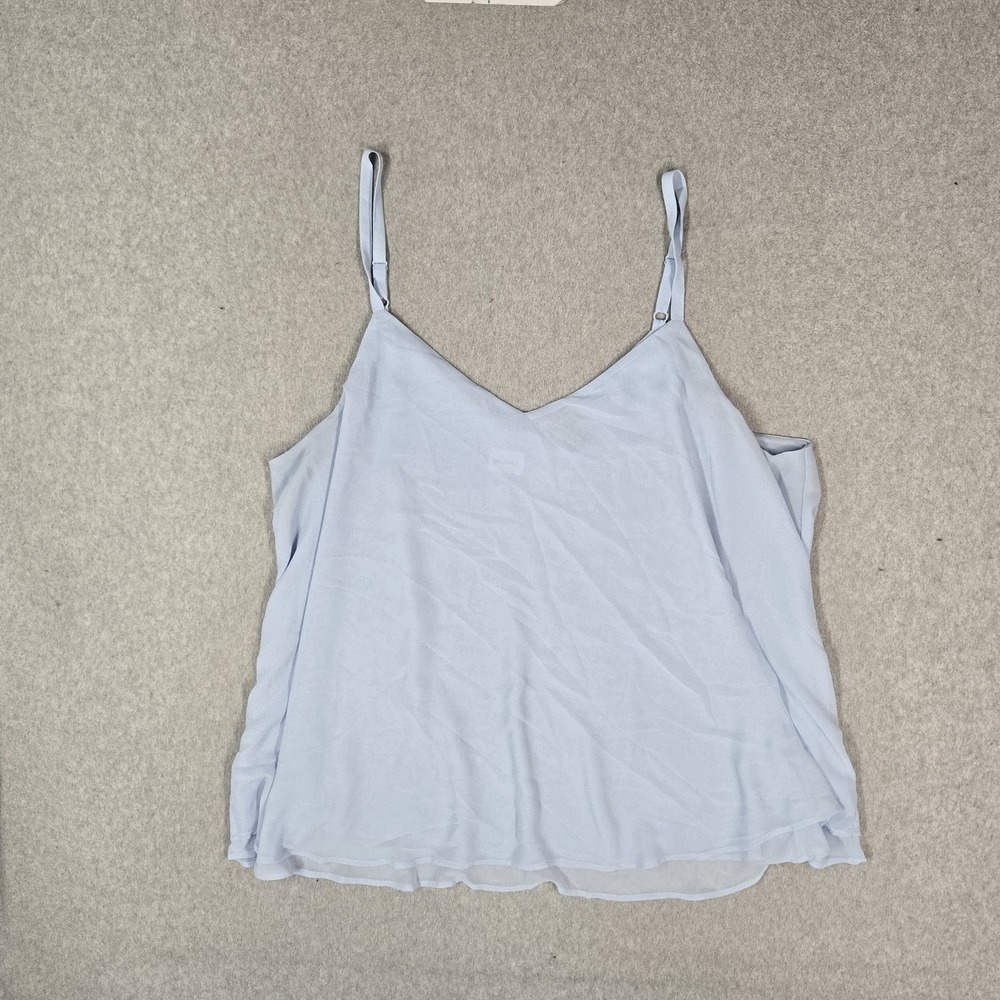 Torrid Women Tank 4 Light Blue Camisole V-Neck Pullover Adjustable Straps Casual